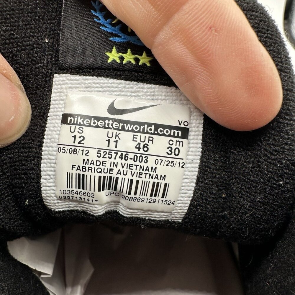 Nike Men's Air Visi Pro III Hi Top Basketball Shoes Sneakers Size 12 Like New - Picture 5 of 6